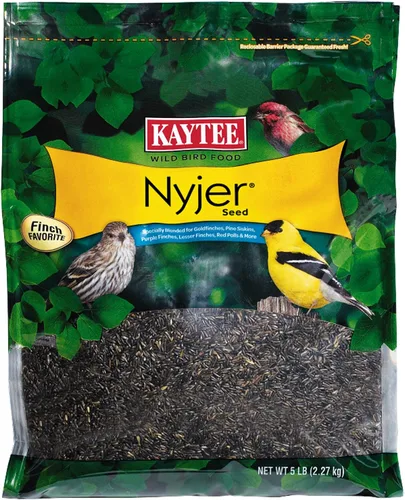 Miniatura 16 de Kaytee Nyjer - Semilla de comida para pájaros silvestres, 3 libras