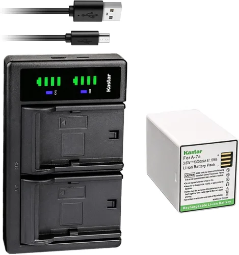 Miniatura 8 de Kastar LTD2 - Cargador de batería USB compatible con cámara Arlo Pro 3 XL VMC4040P, cámara de reflector Pro 3 VMA5410-10000S, VMA5600