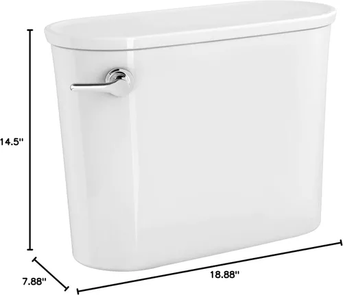 Miniatura 5 de American Standard 4162A104.020 Studio S 1.28 gpf/4.8 Lpf Tanque rugoso de 12 pulgadas, blanco