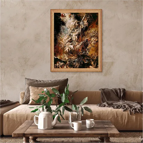Miniatura 680 de A&T ARTWORK Campo de trigo con cipreses de Van Gogh Las reproducciones de arte clásico mundial, impresiones en lienzo giclée para decoración