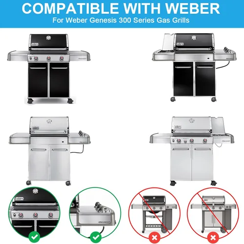 Miniatura 5 de Inserto de parrilla completa para Weber Genesis 300 Grill E-310 E-320 E-330, Genesis S-310 S-320 S-330, Genesis EP-310 EP-320 EP-330 CEP-310