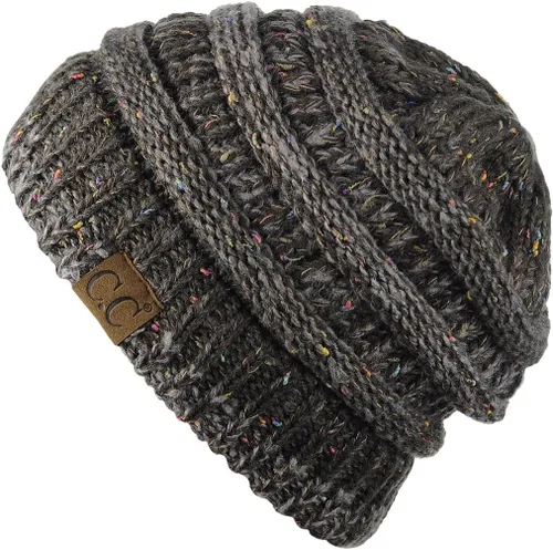 Miniatura 371 de C.C Trendy Warm Chunky Soft Stretch Cable Knit Beanie