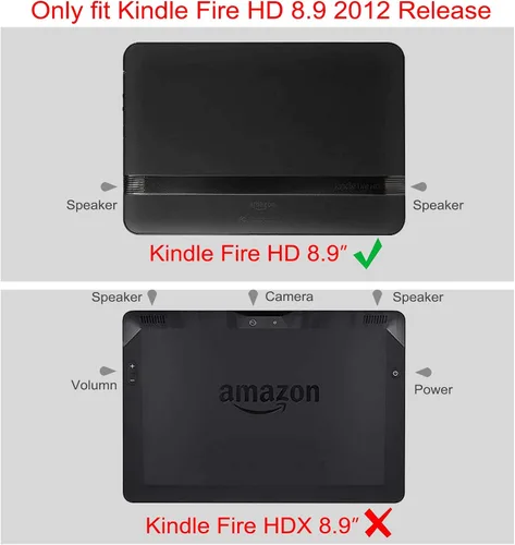 Miniatura 7 de Fintie Funda tipo folio para Kindle Fire HD 8.9" - Funda de piel delgada con apagado y encendido automático para Amazon Kindle Fire HD 8.9