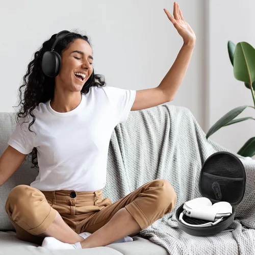 Miniatura 6 de ProCase Estuche Rígido para Nuevos AirPods Max, Estuche de Viaje para Auriculares con Cubierta de Silicona para Almohadillas y Bolsillo de Malla