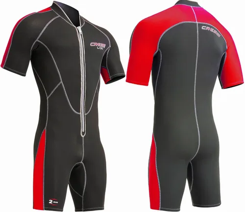 Miniatura 7 de Cressi Traje de neopreno con cremallera frontal completa para hombre para natación, esnórquel, buceo - Lido Short: Diseñado en Italia