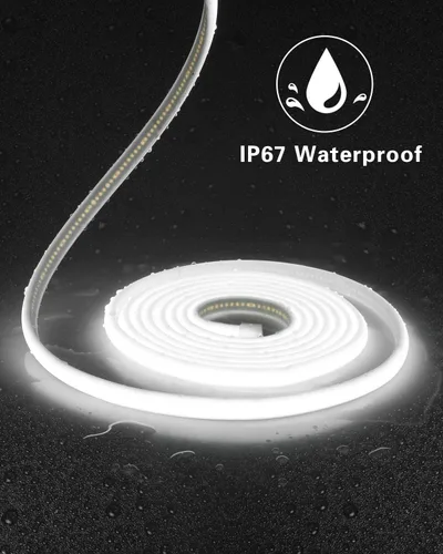 Miniatura 2 de Aclorol Tira de luces LED COB de 5 V, 10 pies, 960 LED, regulables, impermeables, con autoadhesivas, para gabinete de cocina, baño, espejo, tocador