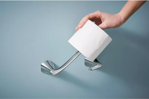 Miniatura 2 de Moen MY8708CH Lindor Chrome soporte para papel pivotante Cromo