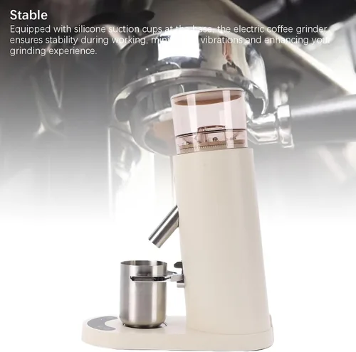 Miniatura 8 de Yoidesu Molinillo de café eléctrico, eléctrico, portátil, pequeño, silencioso y ajustable, 20 ajustes de molienda para expreso, moka, verter, prensa