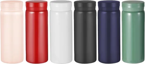 Miniatura 18 de Mini Thermos Bonita Botella de Agua - Matraz Pequeño Diminuto Aislado al Vacío de Acero Inoxidable 18/10 de 7 oz - A Prueba de Fugas y Derrames