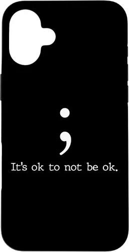 Miniatura 22 de Mental Health Awareness Shirts Semicolon Quote Gift Case for iPhone 17