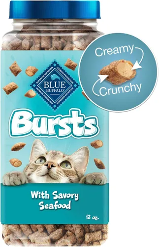 Miniatura 12 de Blue Buffalo - Premios crujientes Bursts para gatos, de pollo, tarro de 340,1 g