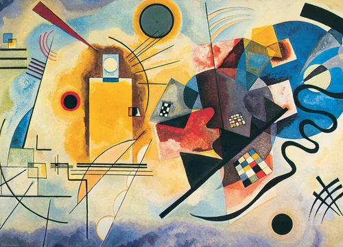 Miniatura 2 de EuroGraphics Gelb Rot Blau by Kandinsky - Rompecabezas de 1000 piezas