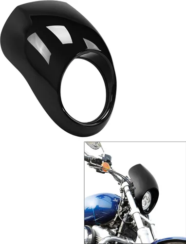 XFMT Motocicleta Cafe Racer Estilo Drag Racing Faro delantero Carenado Carenado Máscara para Harley Sportster Dyna FX/XL 1973 en adelante