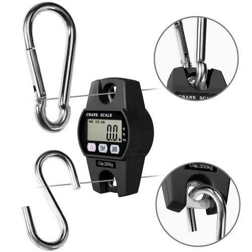Miniatura 3 de GRAM PRES Báscula digital colgante con grúa 660LB/300KG, básculas para caza de ciervos, granja, pesca, pescado, carne, caza, báscula para equipaje