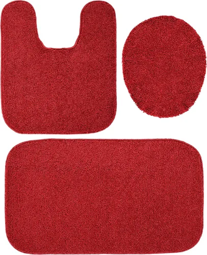 Miniatura 58 de Garland Rug Gramercy - Alfombra de baño rectangular lavable de polipropileno de felpa de 20 x 34 pulgadas, color azul lavabo, suave, absorbente