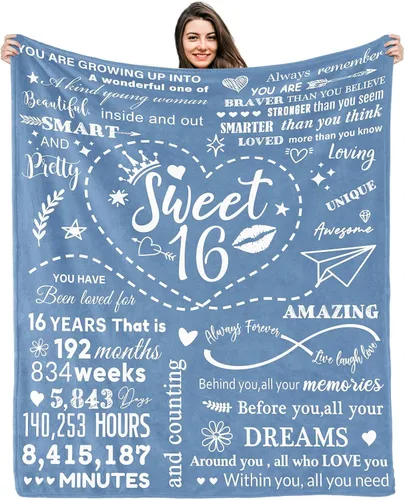 Miniatura 11 de Kesidilo Regalos para niñas de 14 años, manta de cumpleaños de 50 x 60 pulgadas, las mejores ideas de regalo para niñas de 14 años para cumpleaños