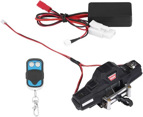 Miniatura 6 de Cabrestante automático de coche Rc, universal escala 1/8 modelo Rc vehículo oruga accesorio de coche Dualmotor Winch con control remoto inalámbrico