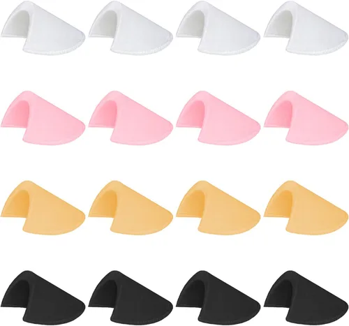 Miniatura 7 de Almohadillas de hombro de 1/2 pulgadas, 12 pares, almohadillas de hombro cosidas, almohadillas de espuma de esponja suave para hombres y mujeres
