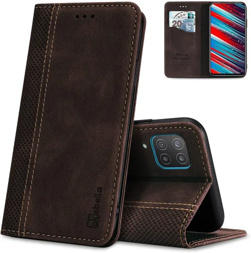 Miniatura 62 de AKABEILA Para Samsung A5 2017 Cartera Funda de Tarjeta de Crédito Titular Cierre Magnético Kickstand PU Cuero A Prueba de Golpes Flip Folio Libro