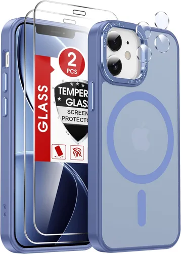 Miniatura 16 de LeYi Funda para iPhone XR: con protector de pantalla X2 + 2 funda para cámara [compatible con MagSafe] Funda protectora magnética i iphoneXR