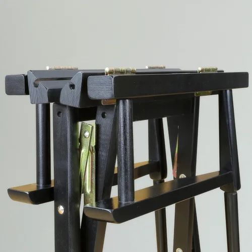 Miniatura 7 de Casual Home silla de director de 18 pulgadas, únicamente armazón, Madera, Negro