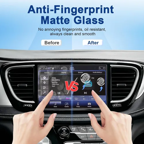 Miniatura 4 de Protector de pantalla Pacifica mate antirreflejos 2021-2026, para Chrysler Pacifica (Select/Limited/Pinnacle/Touring) Pantalla táctil de 10.1