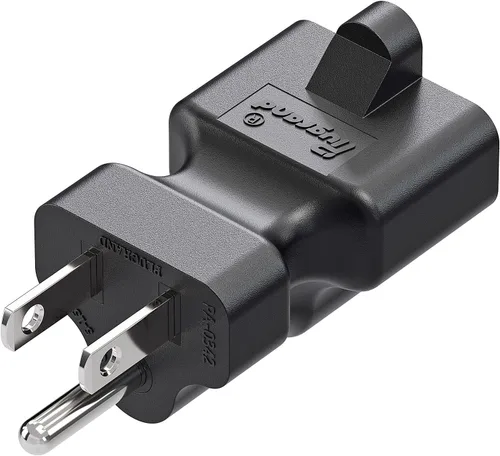 Miniatura 2 de [4 en 1] Enchufe de CA doméstico de 15 amperios a adaptador de hoja T de 20 amperios, 5-15P a 5-15R/5-20R /6-15R / 6-20R, adaptador de corriente