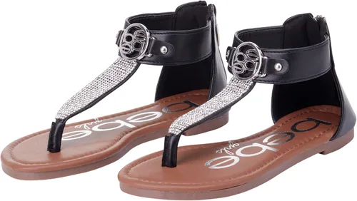 Miniatura 4 de bebe Girls' Sandals Rhinestone Studded Gladiator Sandals with Medallion (Little KidBig Kid)