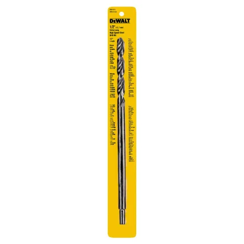 DEWALT Broca, óxido negro, 1/2 pulgada x 12 pulgadas (DW1614)