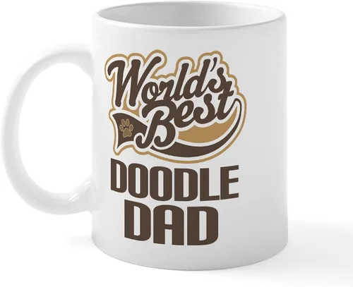 Miniatura 18 de CafePress I Love My Doodle Mugs - Taza de café de cerámica, taza de té, 11 onzas