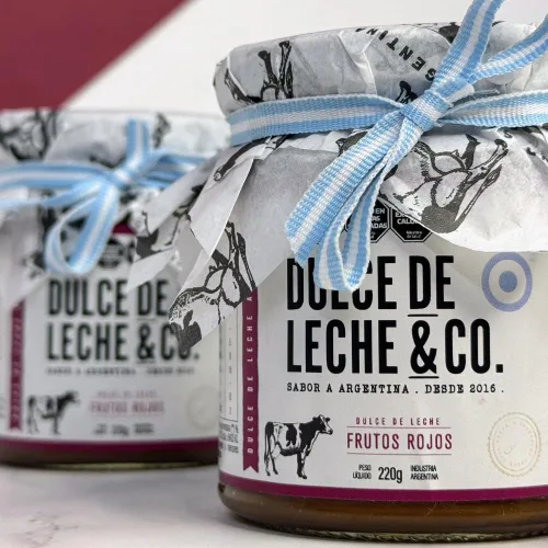 Miniatura 4 de Dulce de Leche & CO. Dulce de Leche Argentina - Leche de caramelo - DDL&CO Premium 7.8 oz - Sabor a frutas rojas (mediano, 3, cuenta)
