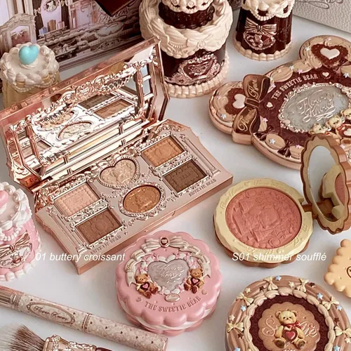 Miniatura 7 de Flower Knows Jan-The Resurgence Vault - Juego de caja de maquillaje, kit de belleza de 13 piezas, incluye paleta de maquillaje, lápices labiales