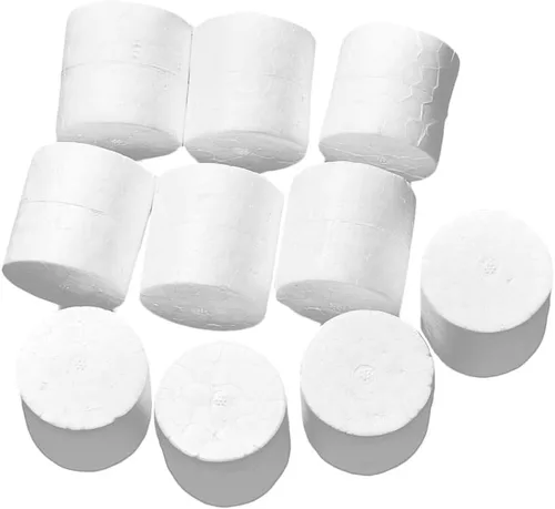 Miniatura 6 de 10 piezas de material de espuma con forma de cilindro para niños, juguetes hechos a mano, manualidades, 1.5x1.5 in