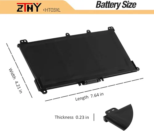 Miniatura 7 de HT03XL - Batería de repuesto para HP Pavilion 15-CS 15-CW 15-CU 15-DA 15-DB 15-DW 15-DY 15T-DA 15T-DB 15T-DQ 15-cu1xxx 15-cw1xxx 15-DA0XXX 15-db1xxx