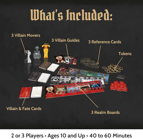 Miniatura 3 de Ravensburger Disney Villainous - Perfectly Wretched - Únete a los personajes de Disney Pete, Cruella De Vil o Madre Gothel - Juega como juego