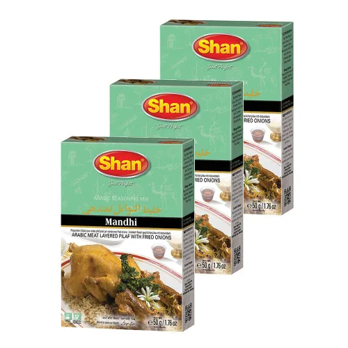 Miniatura 275 de Shan Korma Recipe and Seasoning Mix 1.76 oz (50g) - Spice Powder for Traditional Meat in Yogurt Sauce - Suitable for Vegetarians - Airtight Bag in a