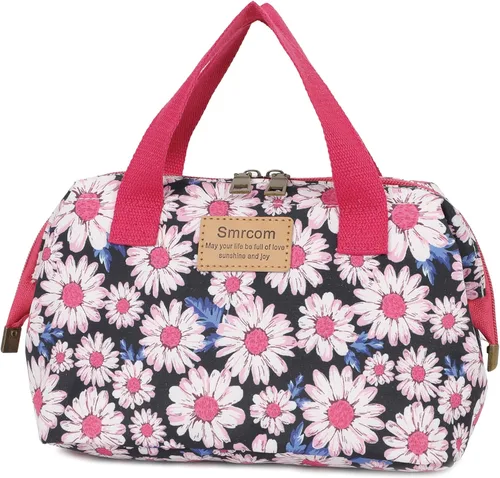 Bolsa de maquillaje Smrcom Bolsa de cosméticos para mujeres y niñas Bolsa de maquillaje de viaje Bolsa de aseo con cremallera Bolsa organizadora