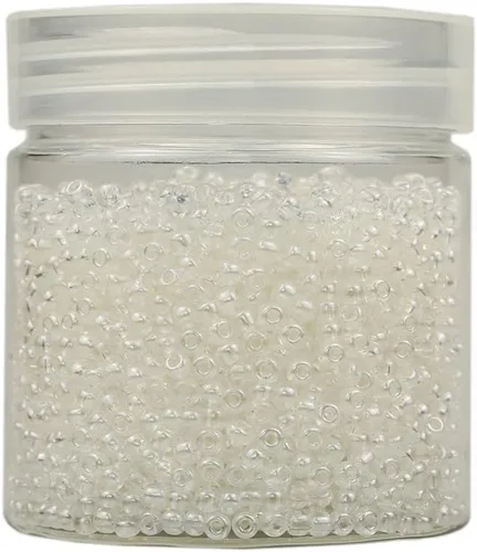 Miniatura 25 de Cuentas de semillas sueltas de color negro opaco, alrededor de 4000 piezas en caja 8/0 de vidrio para hacer joyas, agujero de 0.028 in (negro)