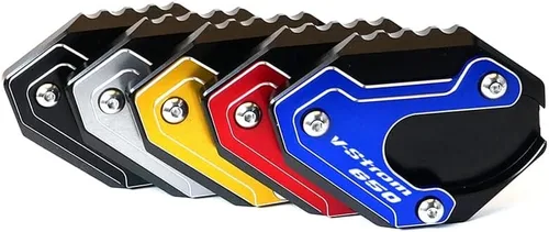 Miniatura 6 de TEMKIN W for Suzuki V-Strom 650/XT VSTROM 650 DL650 2004-2022 2021 Motorcycle CNC Kickstand Foot Side Stand Extension Pad Support Plate Y