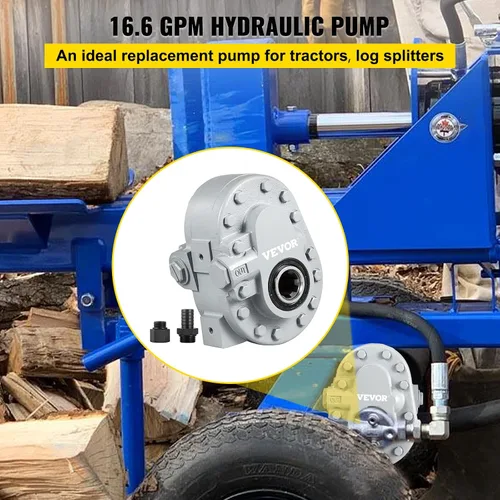 Miniatura 2 de Bomba hidráulica Bestauto 16.6GPM Motor hidráulico 540RPM Divisor de troncos 2500PSI Bomba hidráulica divisor de troncos SAE 12 Puerto de salida