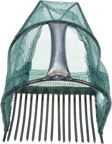 HANABASS Recogedor de bayas de arándanos, rastrillo de arándanos, pala de jardín con peine metálico para recolección de bayas para arándanos,