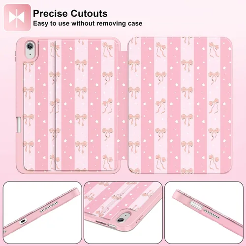 Miniatura 7 de Supveco Funda para iPad (A16) de 11ª generación de 11 pulgadas (2025), iPad de 10ª generación de 10.9 pulgadas (2022) con soporte para lápiz, funda