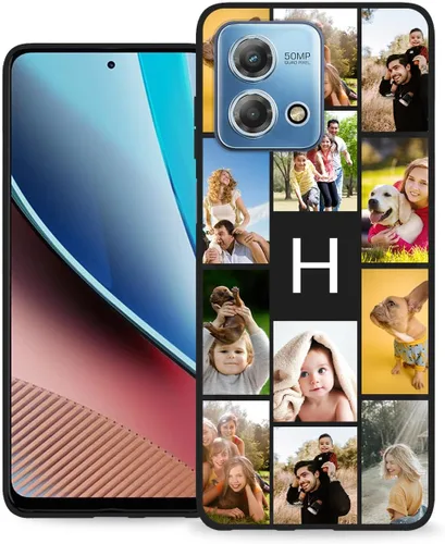 Miniatura 11 de Funda personalizada para Motorola Moto G Stylus 2020 con nombre de foto, texto y foto, GStylus personalizado -20 funda suave y fina (negro) de 6.4