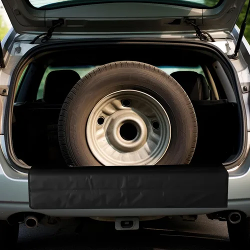 Miniatura 6 de Tinideya - Protector de parachoques trasero grande para autos, 36 x 25 pulgadas, protector de parachoques plegable, manta protectora para perros