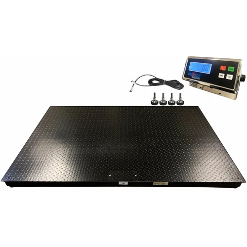 Miniatura 12 de SellEton SL-4x4-10k-NN - Báscula de suelo de 10,000 libras x 1 libra, 48 x 48 pulgadas, precisa, con indicador digital de metal inteligente