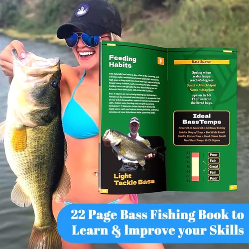 Miniatura 2 de FONMANG Kit de Señuelos de Pesca de 322 Piezas - Buzz Bait/Señuelos Spinner/Jig/Rana, Caja de Aparejos de Pesca con Aparejos Incluidos, Cebo