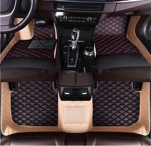 Miniatura 20 de MAEVEN Alfombrillas de cuero personalizadas para automóvil, compatibles con sedanes, autos deportivos, SUV, camiones, protección de cobertura