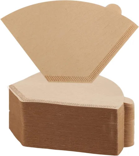 200 unidades de filtro de café #2, 2 filtros de café cono desechables sin blanquear se ajustan para goteo y compatibles con cafetera de café por