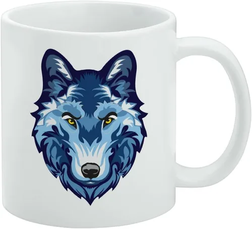 Miniatura 134 de Taza de cerámica con logotipo principal de Marshall, tazas originales para regalo para café, té y bebidas calientes, 11 oz, blanca