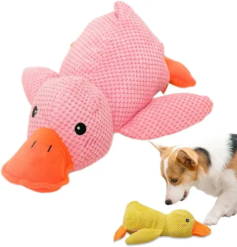 Mellow - Juguete calmante para perros de pato calmante 2026, juguete interactivo con sonido de Quack, almohada de pato calmante de felpa suave, B